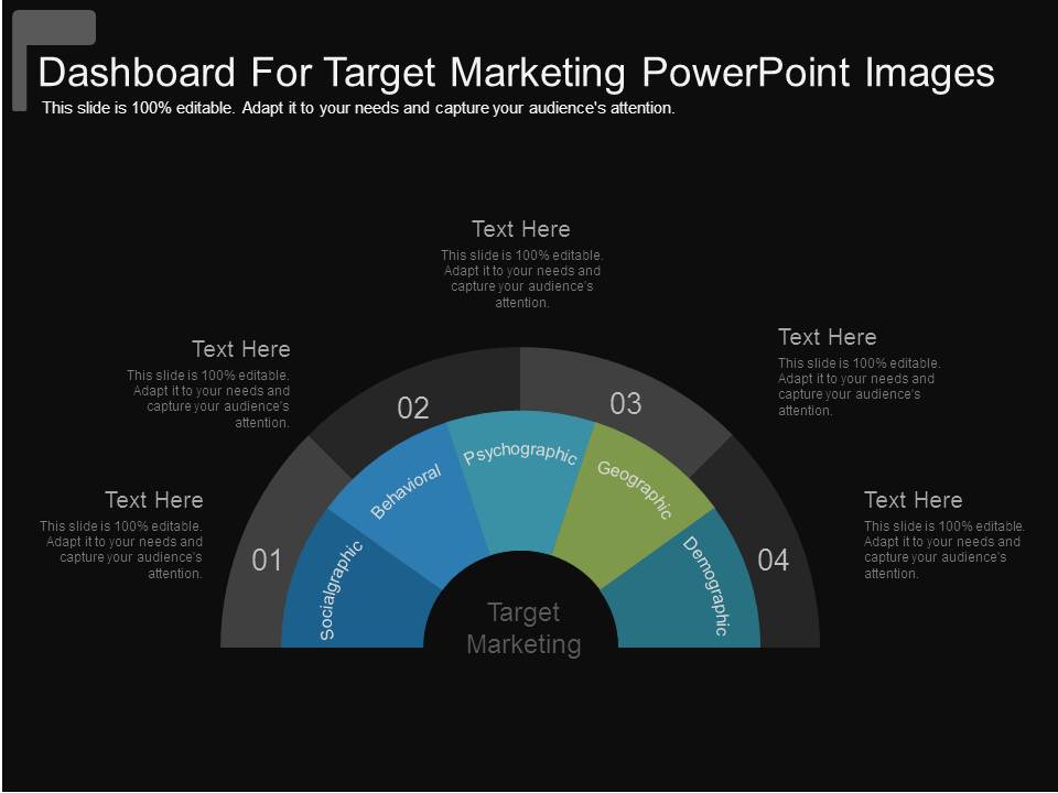Dashboard For Target Marketing Powerpoint Images