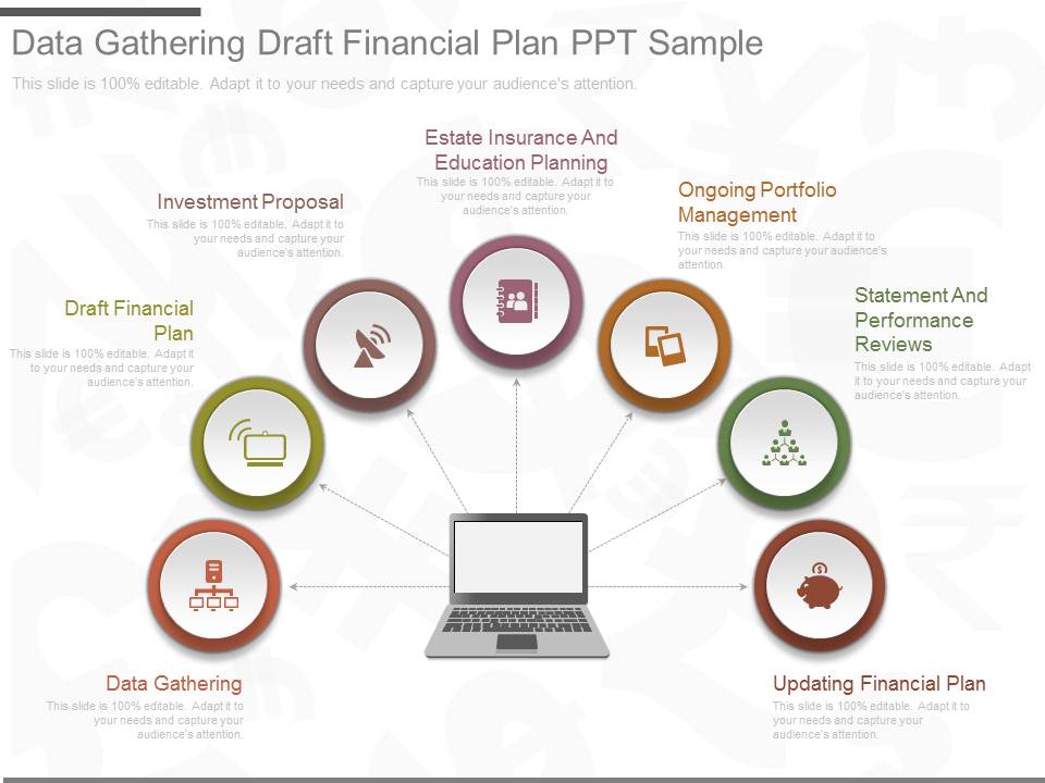 Data Gathering Draft Financial Plan Ppt Sample