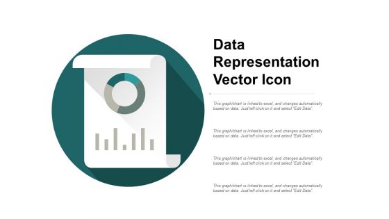 Data Representation Vector Icon Ppt Powerpoint Presentation Infographic Template Example File