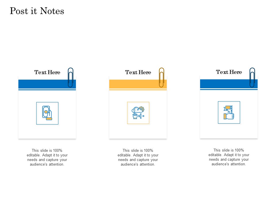 Deal Assessment Audit Process Post It Notes Slides PDF