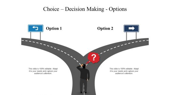 Decision Making Free PowerPoint Diagram