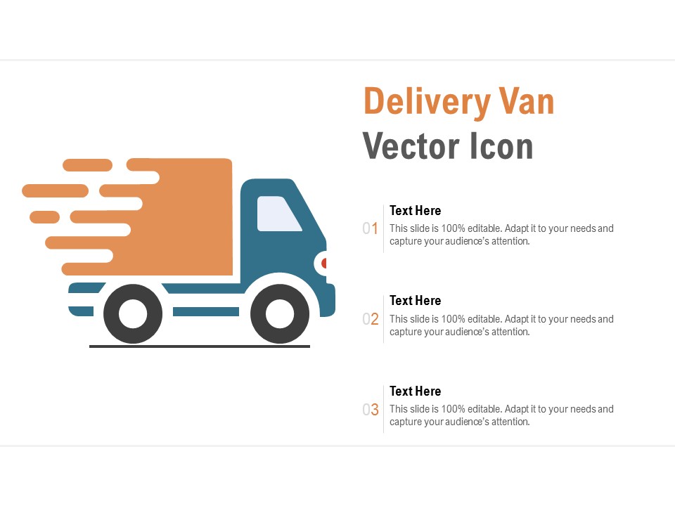 Delivery Van Vector Icon Ppt PowerPoint Presentation Outline Slide Download