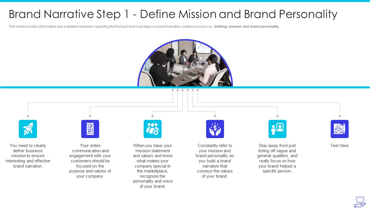 Deploying Brand Storytelling Influence Customer Brand Narrative Step 1 Define Mission And Brand Personality Pictures PDF