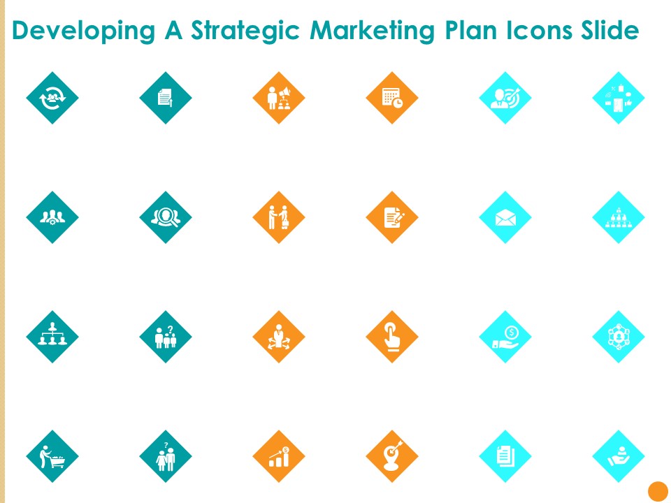 Developing A Strategic Marketing Plan Icons Slide Ppt Professional Backgrounds PDF