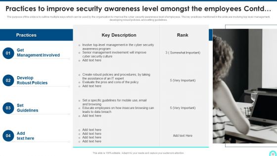 Developing Cyber Security Threat Awareness Staff Training Program Ppt PowerPoint Presentation Complete Deck With Slides