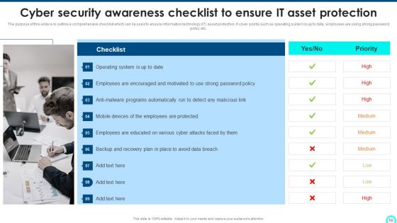 Developing Cyber Security Threat Awareness Staff Training Program Ppt PowerPoint Presentation Complete Deck With Slides