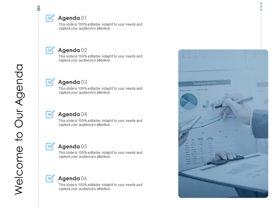 Developing Implementing Organization Marketing Promotional Strategies Welcome To Our Agenda Ideas PDF