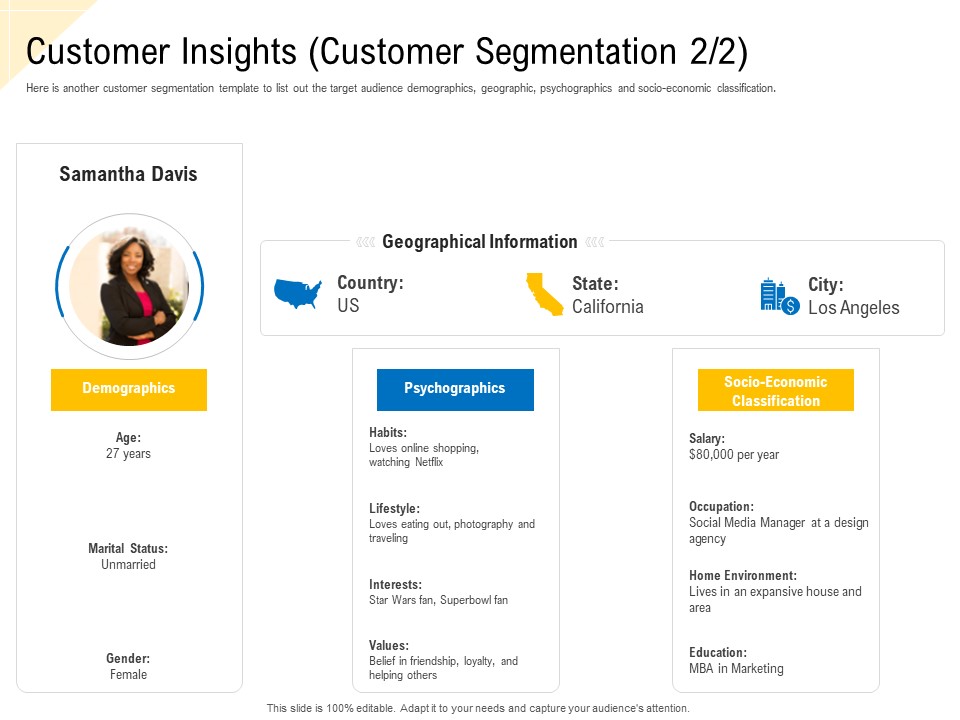 Developing Market Positioning Strategy Customer Insights Customer Segmentation State Graphics PDF