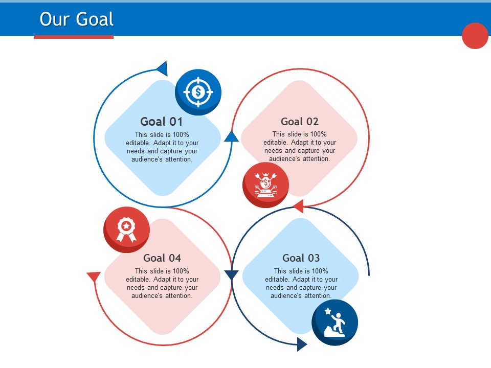 Developing Product Planning Strategies Our Goal Ppt PowerPoint Presentation Slides Styles PDF