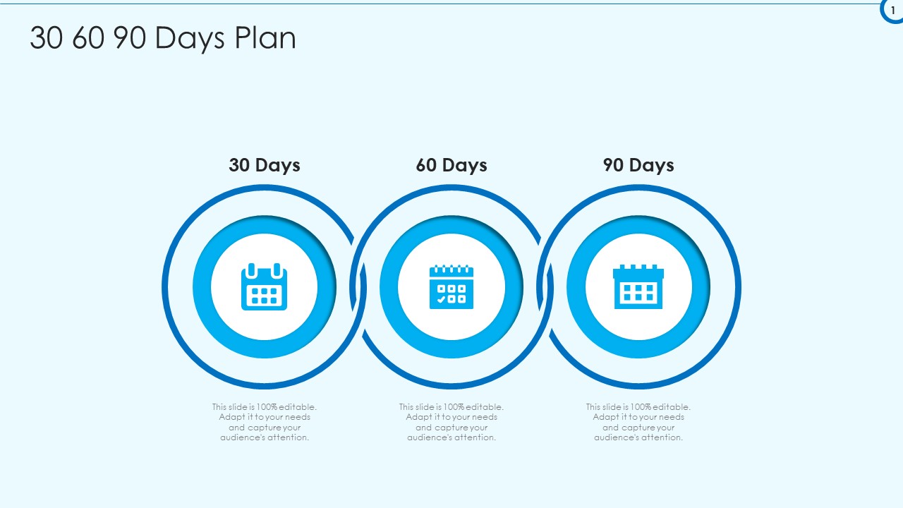 Developing Viable Working Surrounding 30 60 90 Days Plan Formats PDF