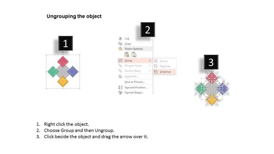 Diamond Diagram For Customer Analysis Powerpoint Template