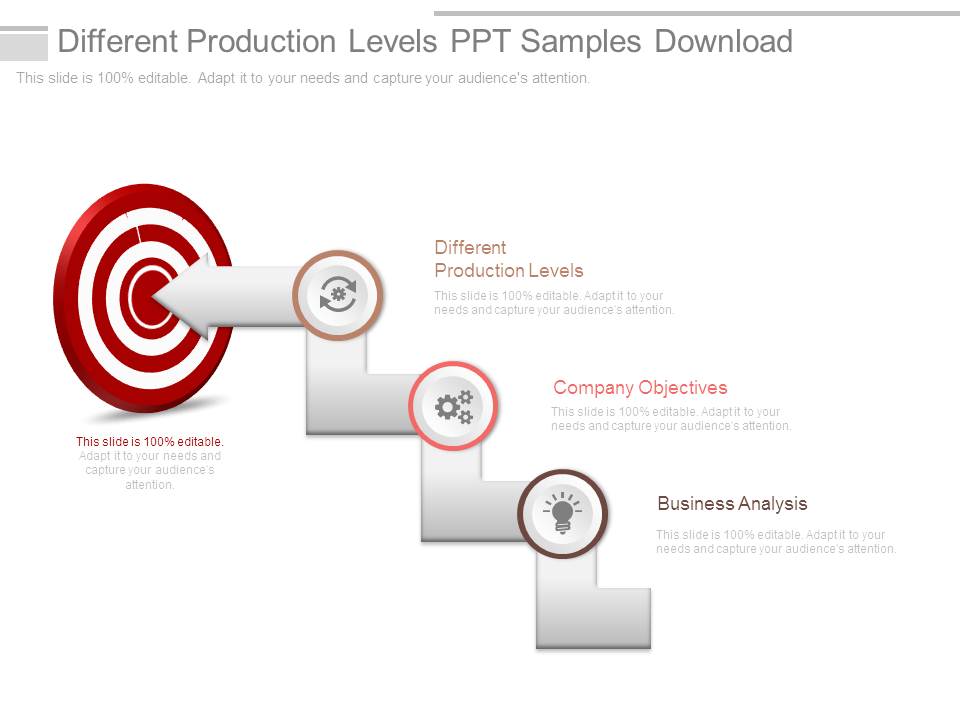 Different Production Levels Ppt Samples Download