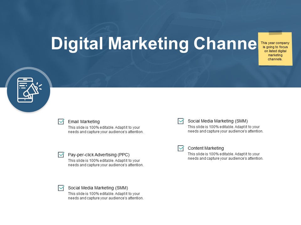 Digital Marketing Channels Ppt PowerPoint Presentation Infographic Template Designs Download