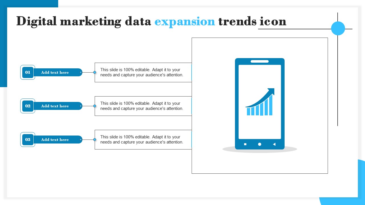 Digital Marketing Data Expansion Trends Icon Sample PDF
