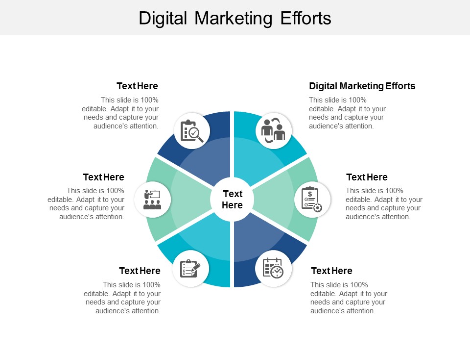 Digital Marketing Efforts Ppt PowerPoint Presentation File Slides Cpb