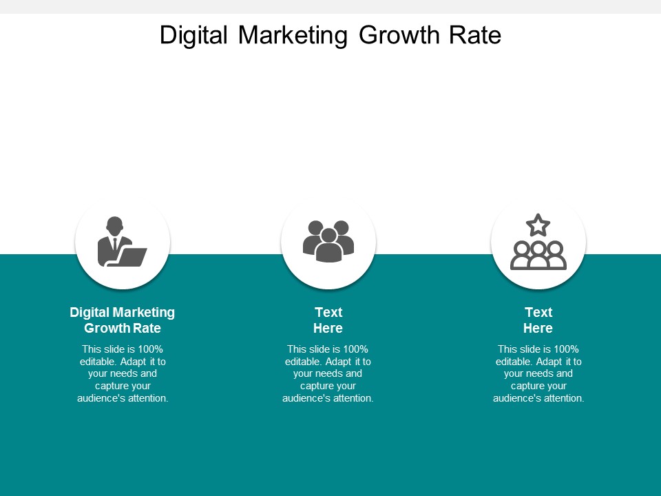 Digital Marketing Growth Rate Ppt PowerPoint Presentation Icon Format Cpb