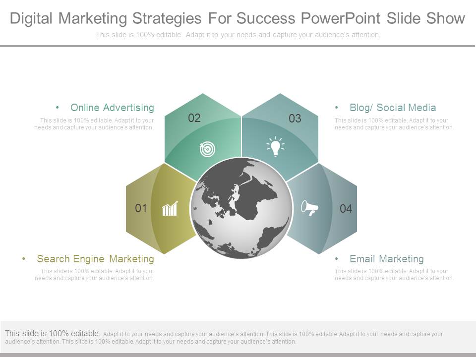 Digital Marketing Strategies For Success Powerpoint Slide Show