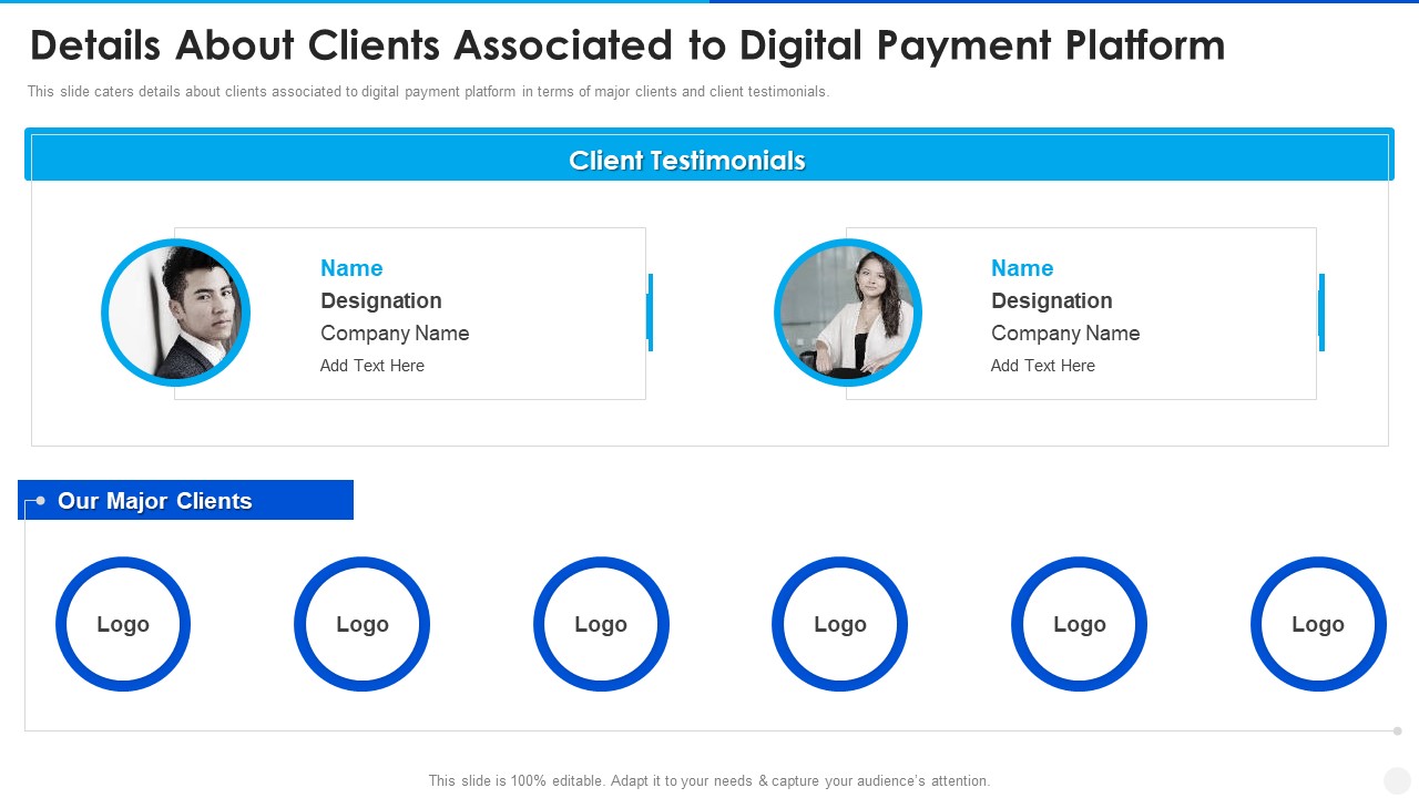 Digital Payment Solution Company Stakeholder Details About Clients Associated To Digital Payment Platform Sample PDF