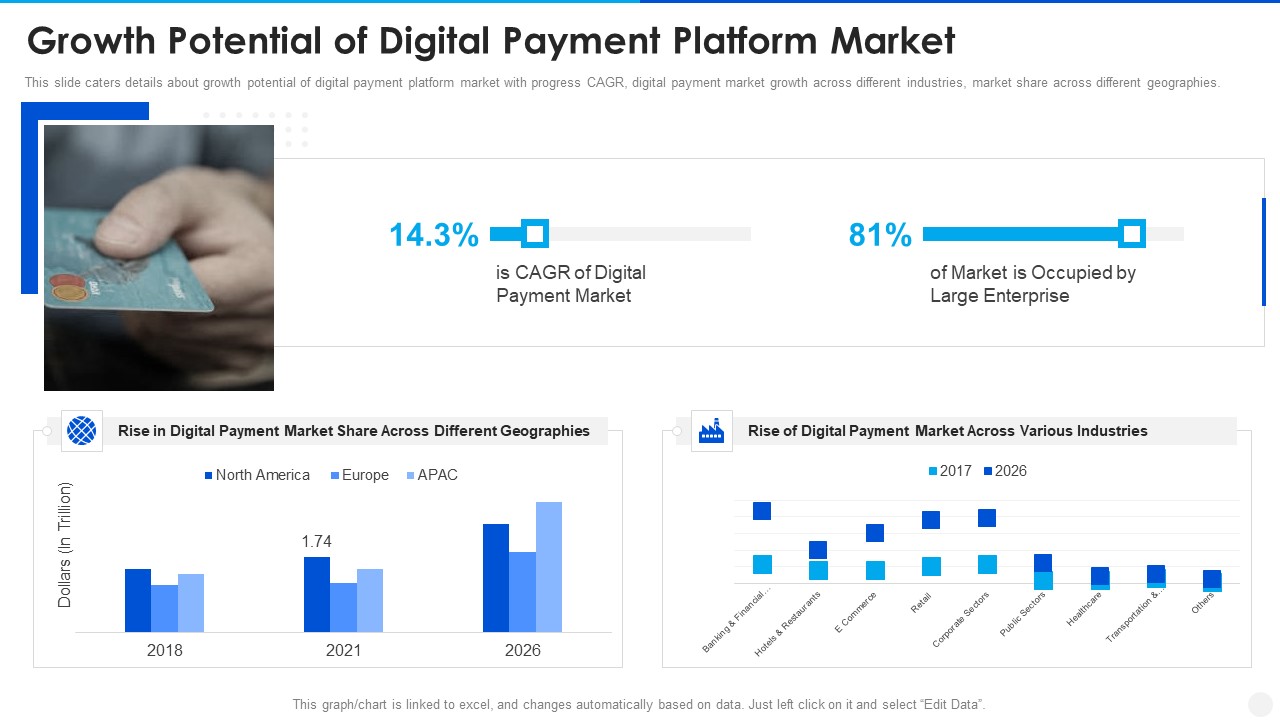 Digital Payment Solution Company Stakeholder Growth Potential Of Digital Payment Platform Market Brochure PDF