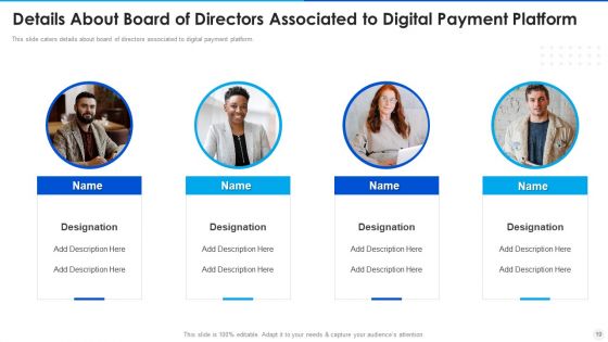 Digital Payment Solution Company Stakeholder Investment Elevator Pitch Deck Ppt PowerPoint Presentation Complete Deck With Slides