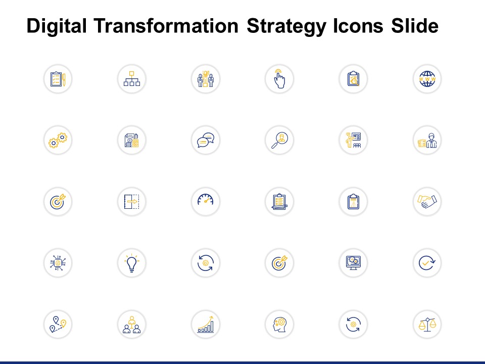 Digital Transformation Strategy Icons Slide Ppt PowerPoint Presentation Show Files
