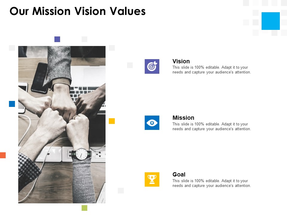 Digital Transformation Strategy Roadmap Our Mission Vision Values Ppt PowerPoint Presentation Pictures Slides PDF