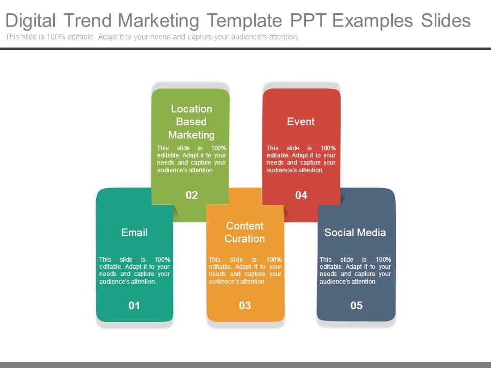 Digital Trend Marketing Template Ppt Examples Slides