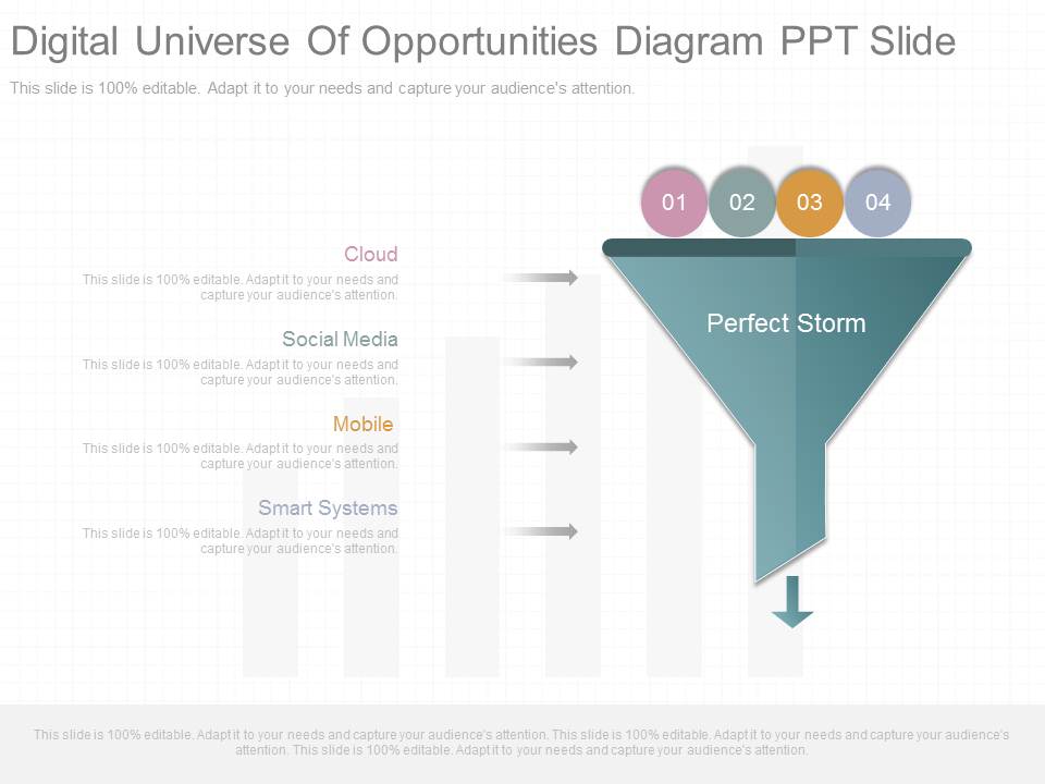 Digital Universe Of Opportunities Diagram Ppt Slide