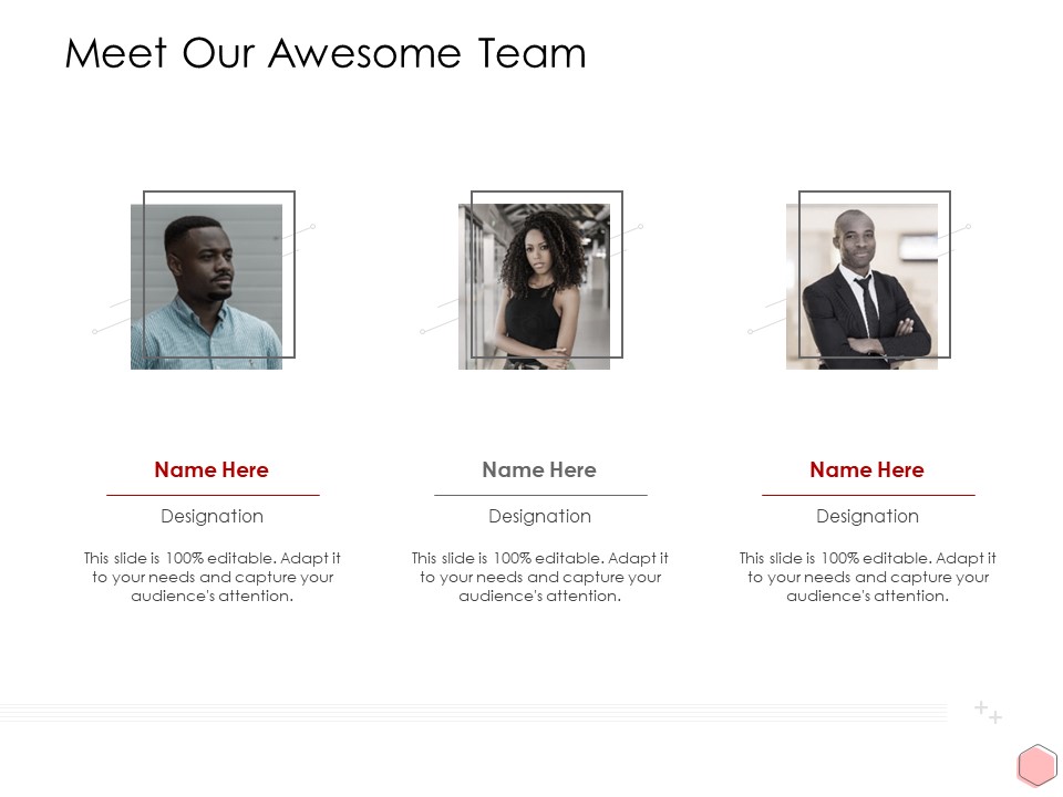 Digitalization Corporate Initiative Meet Our Awesome Team Ppt Ideas Maker Pdf