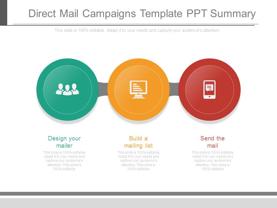 Direct Mail Campaigns Template Ppt Summary
