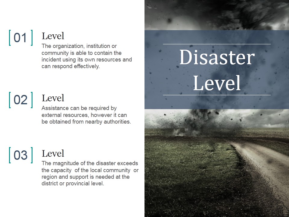 Disaster Level Ppt PowerPoint Presentation Infographic Template