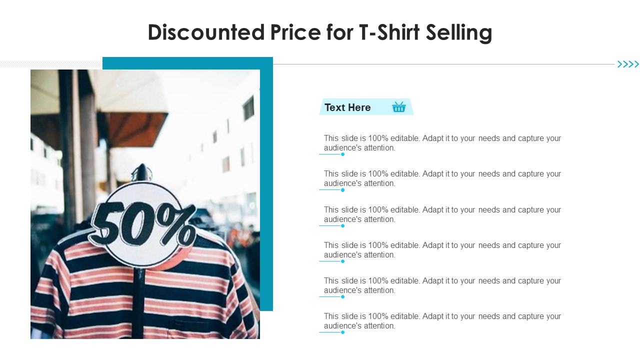 Discounted Price For T Shirt Selling Ppt PowerPoint Presentation File Slides PDF