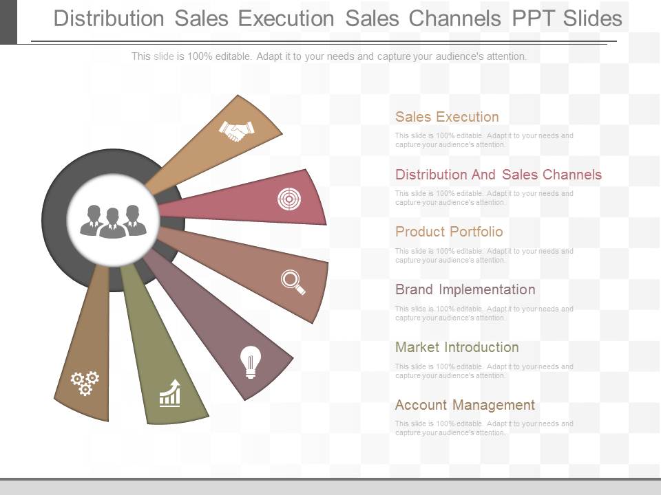 Distribution Sales Execution Sales Channels Ppt Slides