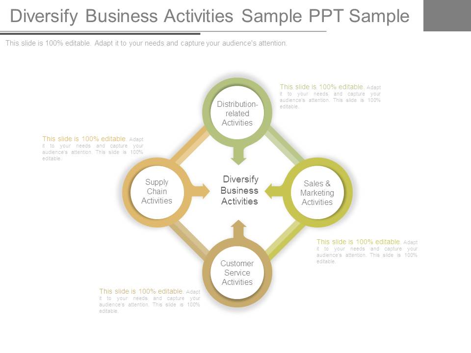 Diversify Business Activities Sample Ppt Sample