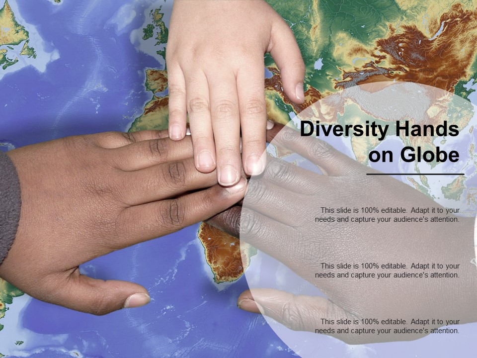 Diversity Hands On Globe Ppt Powerpoint Presentation Show Inspiration