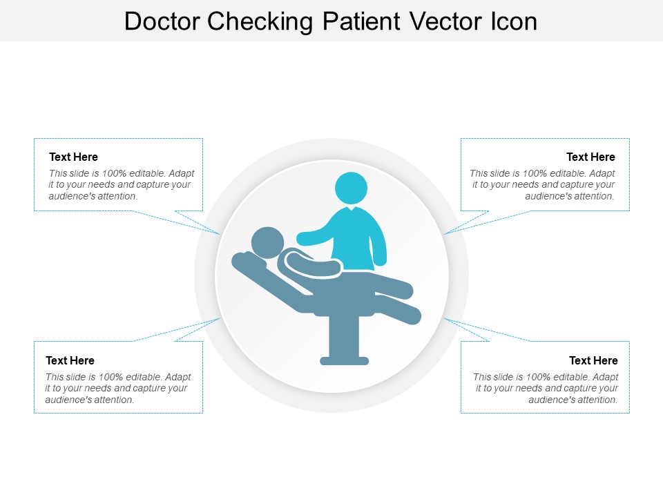 Doctor Checking Patient Vector Icon Ppt PowerPoint Presentation Ideas Show
