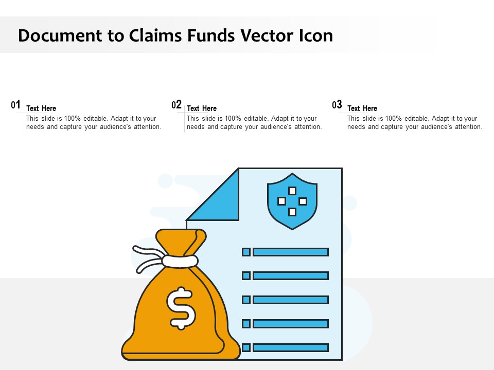 Document To Claims Funds Vector Icon Ppt PowerPoint Presentation Inspiration Format Ideas PDF
