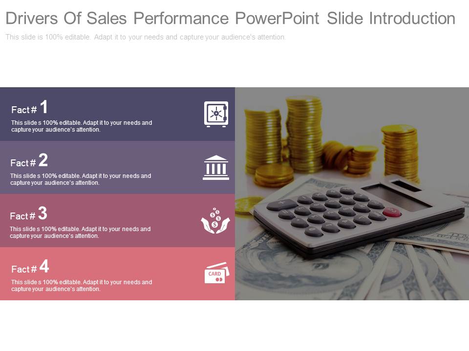 Drivers Of Sales Performance Powerpoint Slide Introduction