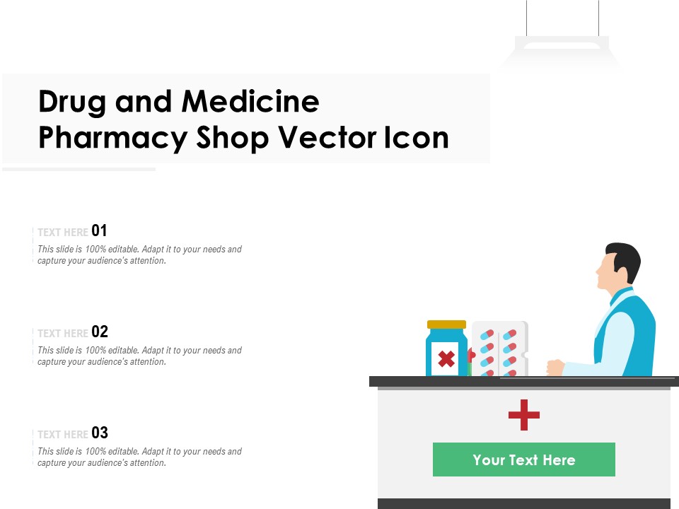Drug And Medicine Pharmacy Shop Vector Icon Ppt PowerPoint Presentation File Portfolio PDF