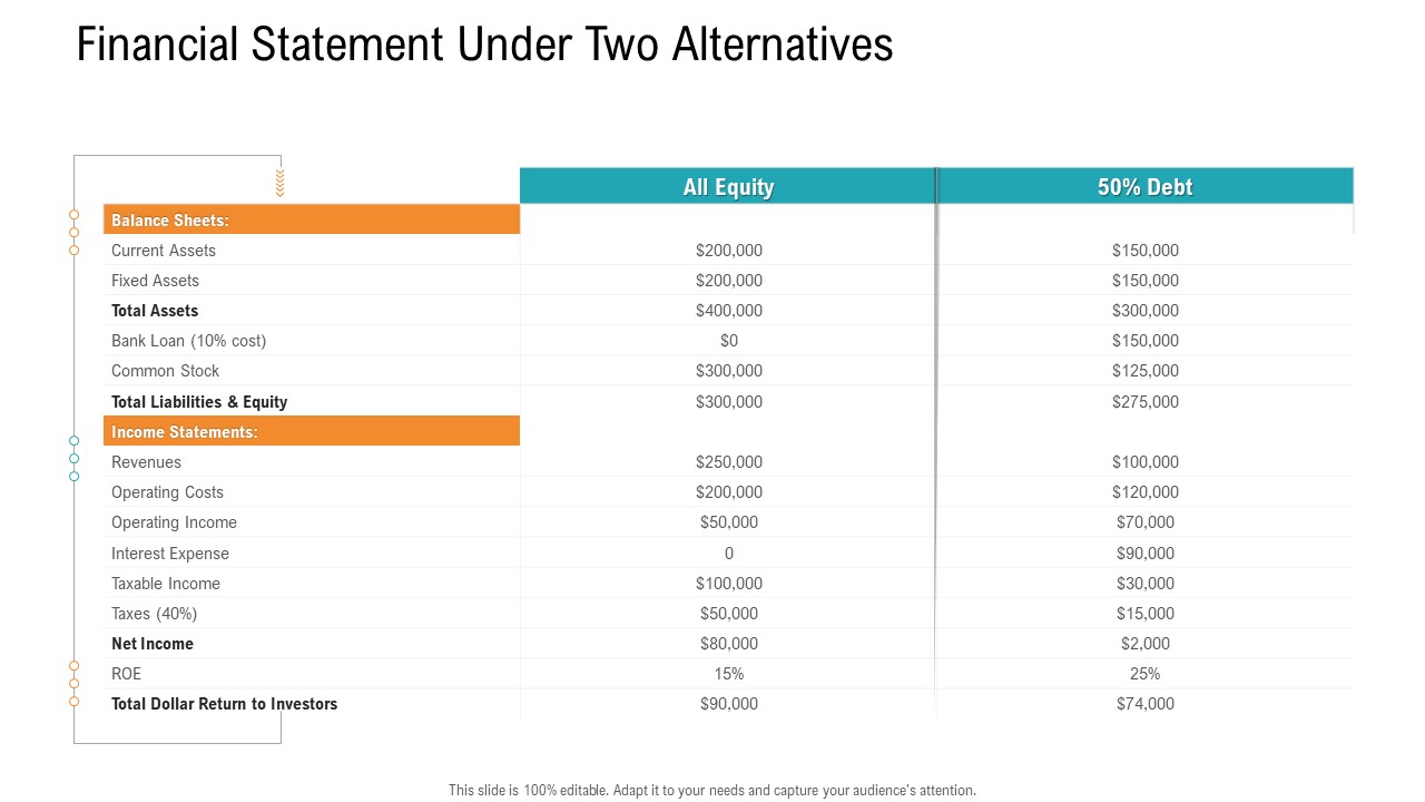 E Healthcare Management System Financial Statement Under Two Alternatives Structure PDF