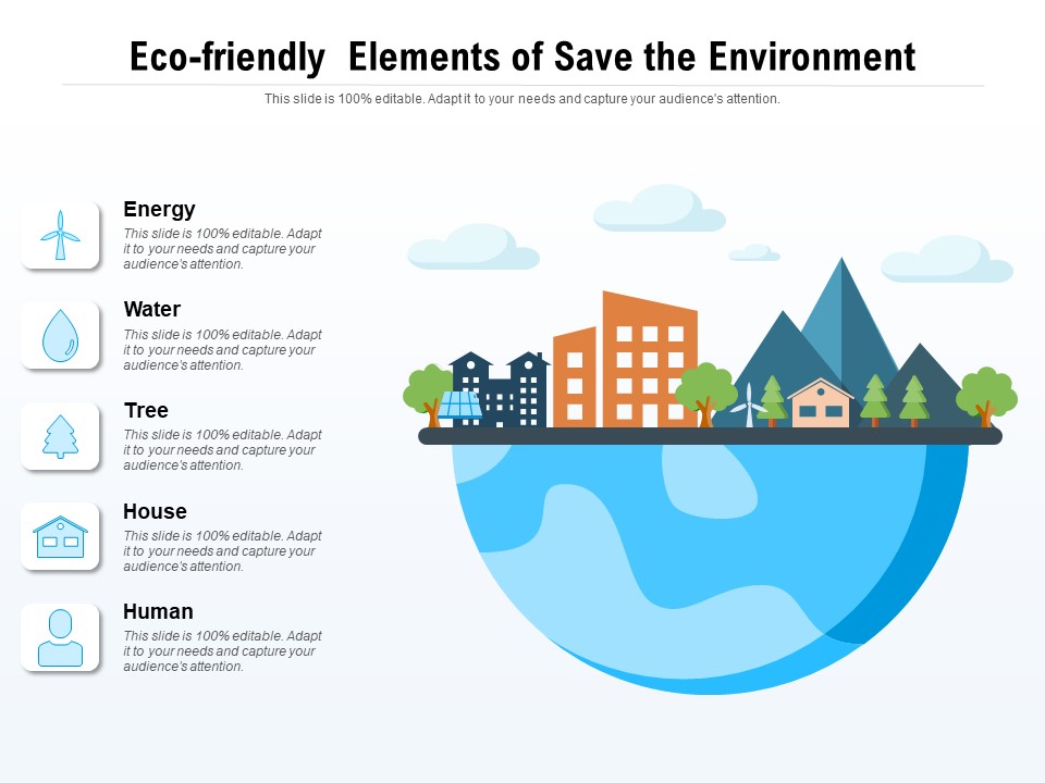 Eco Friendly Elements Of Save The Environment Ppt PowerPoint Presentation File Graphics Template PDF