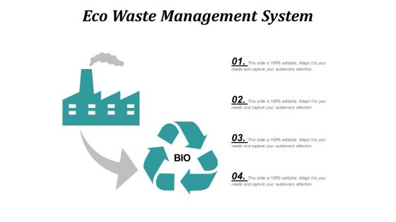 Eco Waste Management System Ppt PowerPoint Presentation Slides