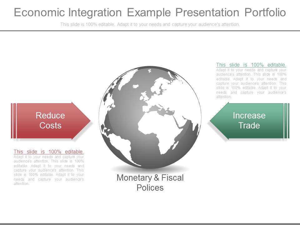 Economic Integration Example Presentation Portfolio
