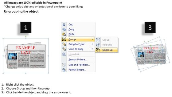 Editable Newspaper Layouts PowerPoint Slides And Ppt Clipart Graphics