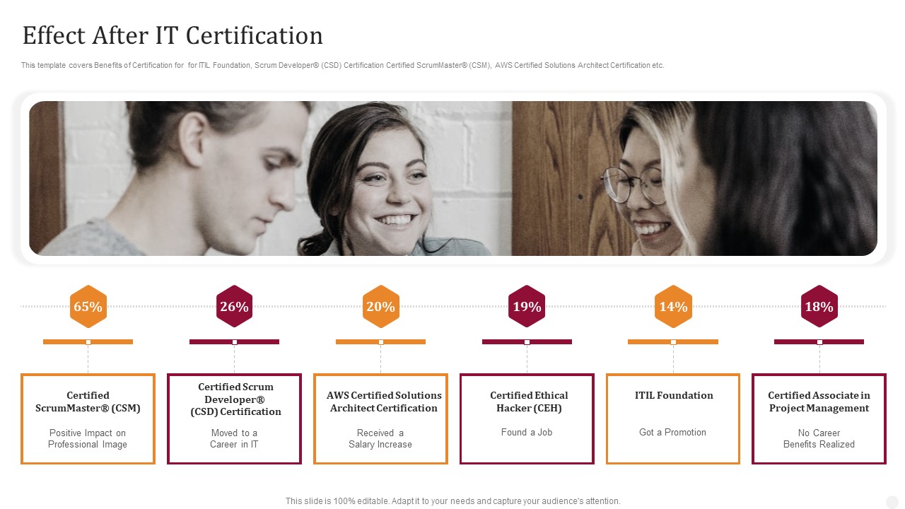 Effect After IT Certification Technology License For IT Professional Themes PDF