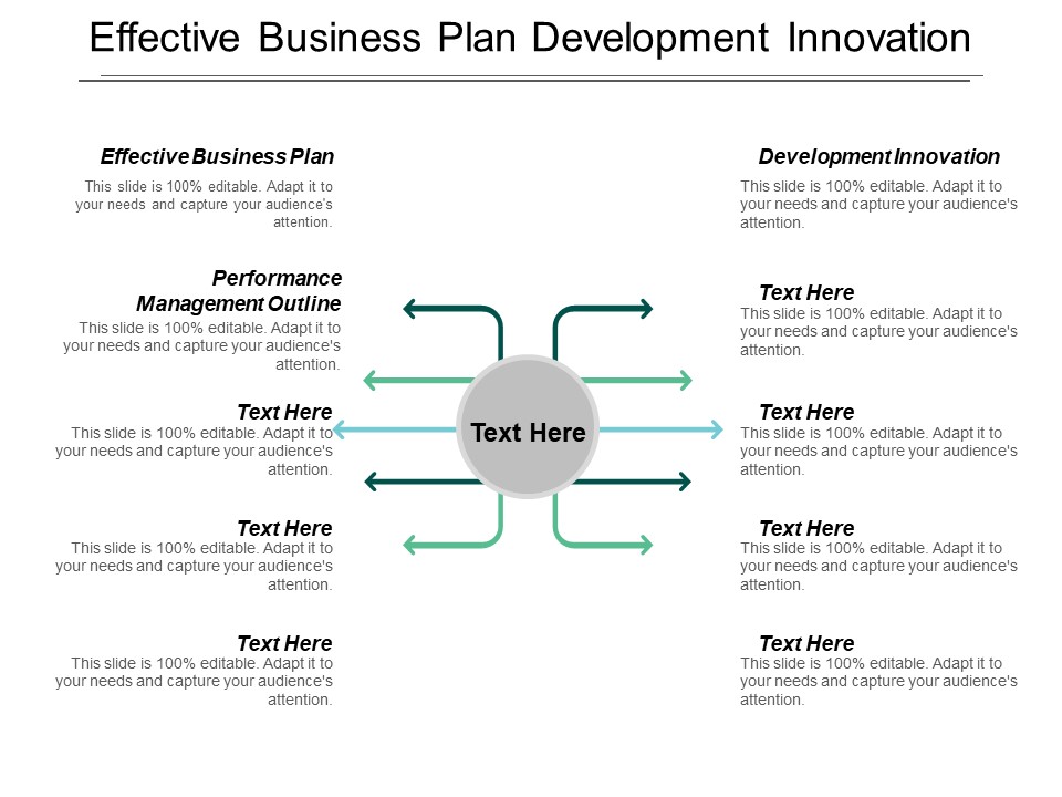 Effective Business Plan Development Innovation Performance Management Outline Ppt PowerPoint Presentation Outline Graphics Design