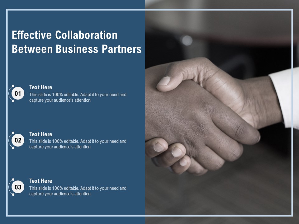 Effective Collaboration Between Business Partners Ppt PowerPoint Presentation Gallery Inspiration PDF