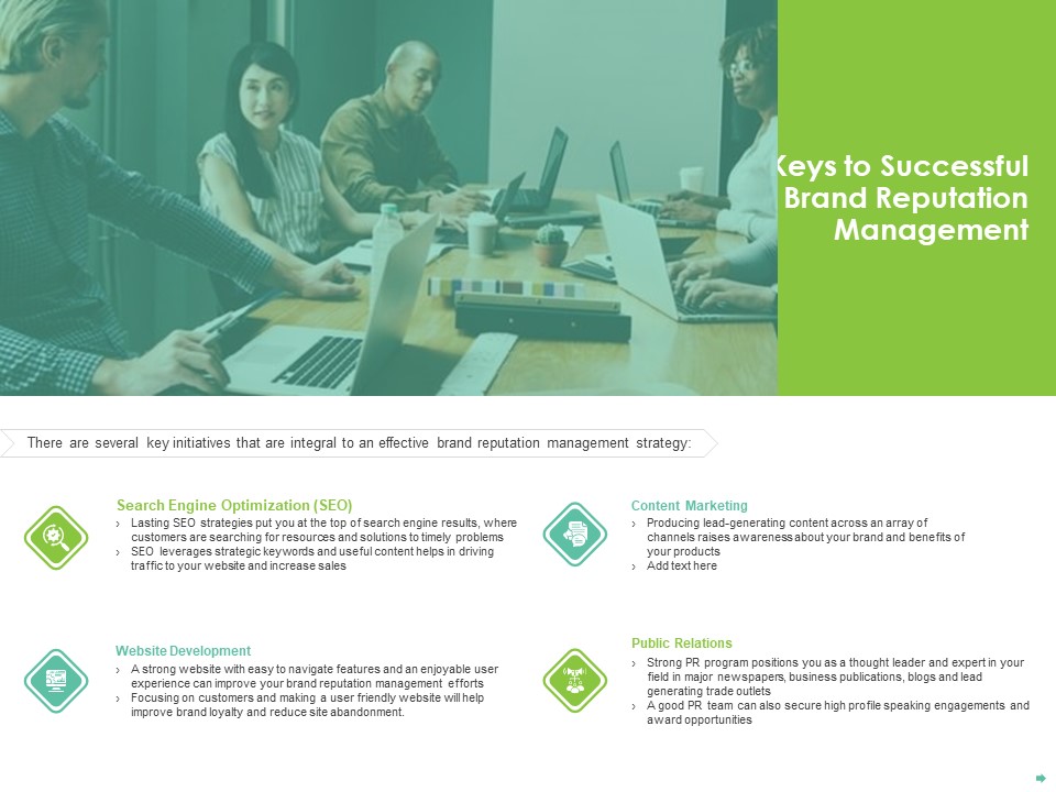 Effective Management Keys To Successful Brand Reputation Management Ppt Styles Files PDF