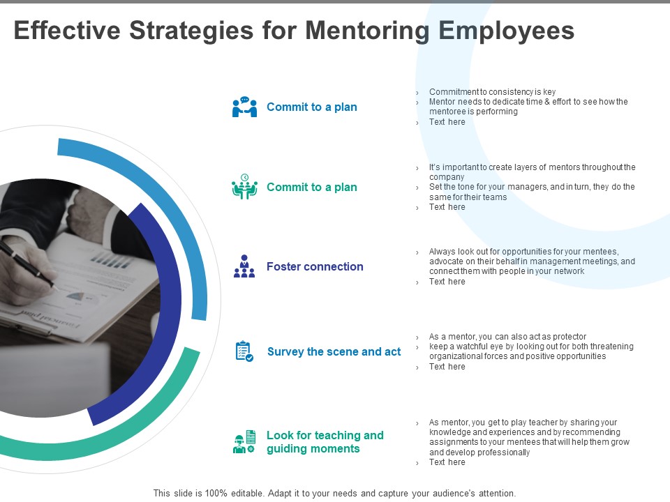 Effective Strategies For Mentoring Employees Ppt PowerPoint Presentation Professional Samples