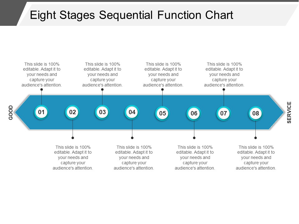 Eight Stages Sequential Function Chart Ppt PowerPoint Presentation Slides Graphics